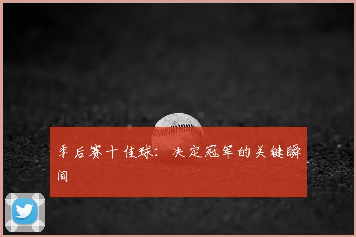季后赛十佳球：决定冠军的关键瞬间